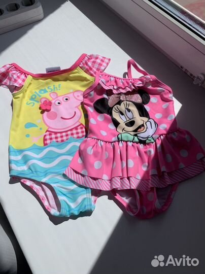 Купальники для девочки 74-80 размер