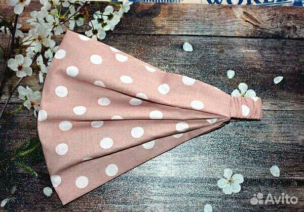 Косынка/бандана на резинке детские и взрослые