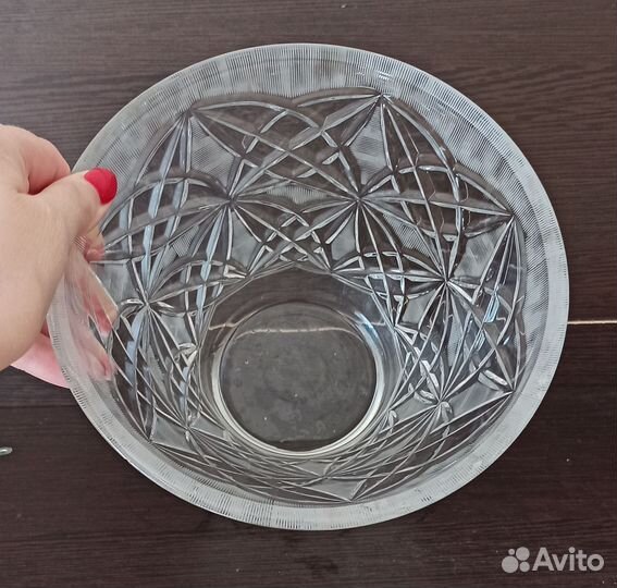 Салатник хрустальный