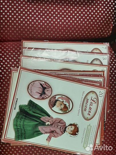 Коллекционные фарфоровые куклы из журналов