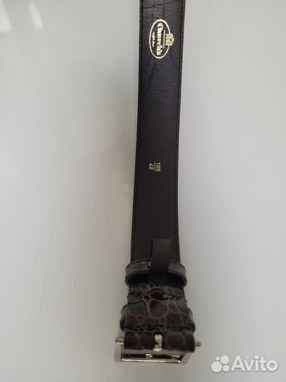 Ремень мужской Church's. Крокодил
