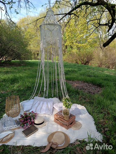 Фотозона в стиле бохо в аренду