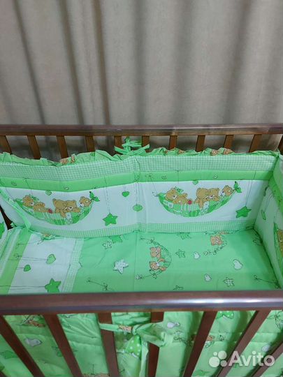 Бортики в детскую кроватку