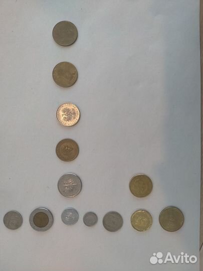 Монета СССР, Иностранные, РФ