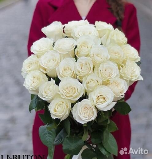 Букет из 25 розы Цветы