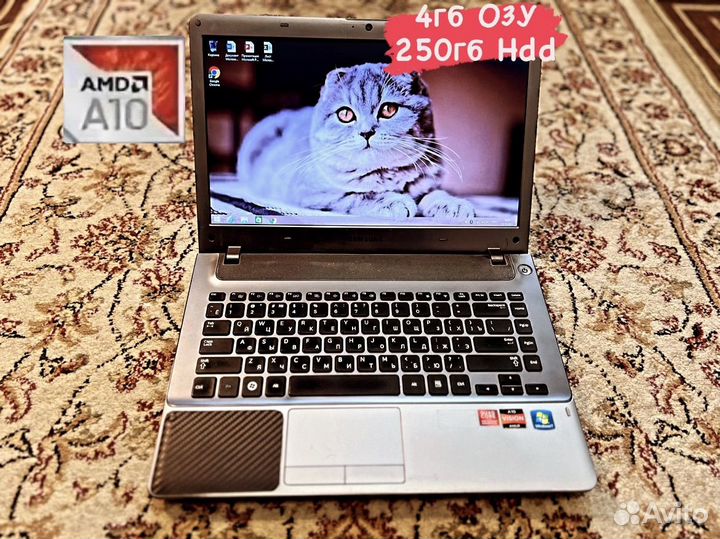 Отличный Ноутбук Samsung Amd A10/4гб/250гб