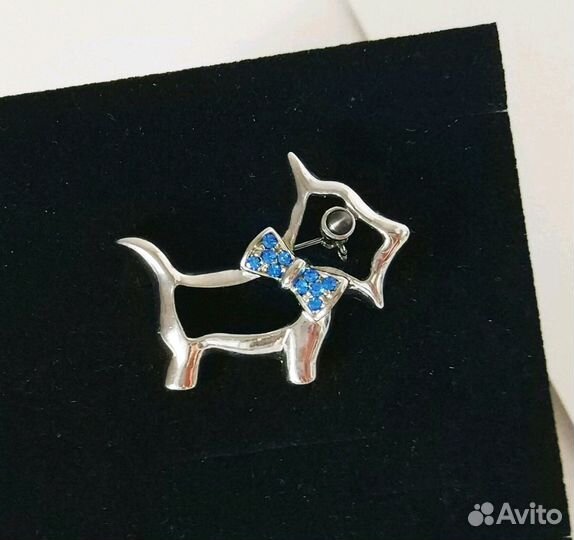 Брошь новая терьер