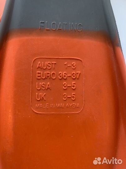 Ласты для плавания детские 35-37