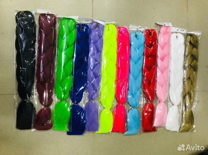 Волосы для косичек Канекалон