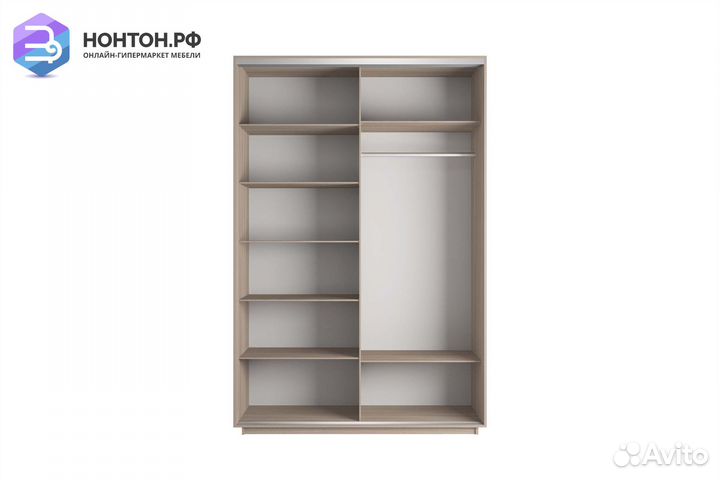 Шкаф-купе 2-х дверный Нонтон фото №1020 / ясень ши