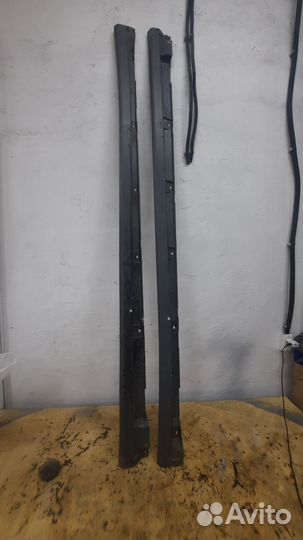 Накладки порогов camry v30