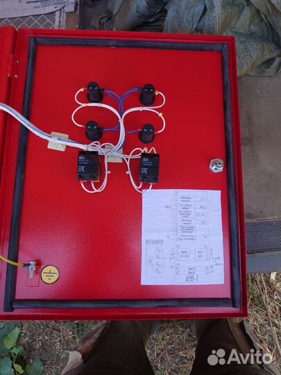 Электрощит для упр вентиляцией