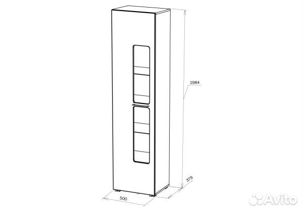 Шкаф-витрина 