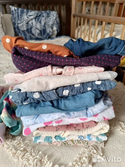 Пакет фирменных вещей для девочки 80 86