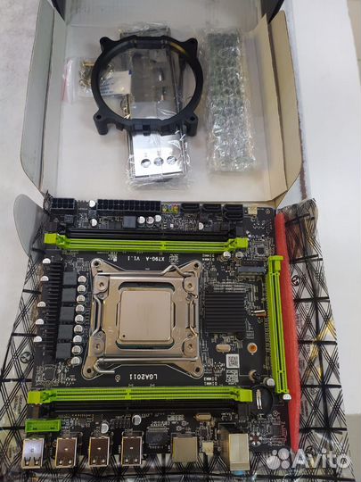 Комплект, плата x79, проц 6 ядер, 16 гб озу