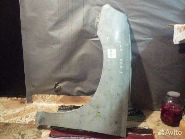 Крыло пердне левое киа рио 1 дорестайлинг