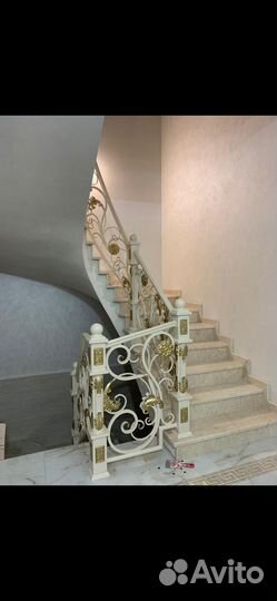 Кованные перила для лестницы