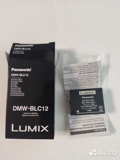 Аккумулятор panasonic DMW-BLC12