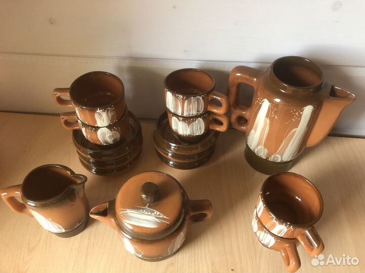 Кувшин и кофейный сервиз советская керамика