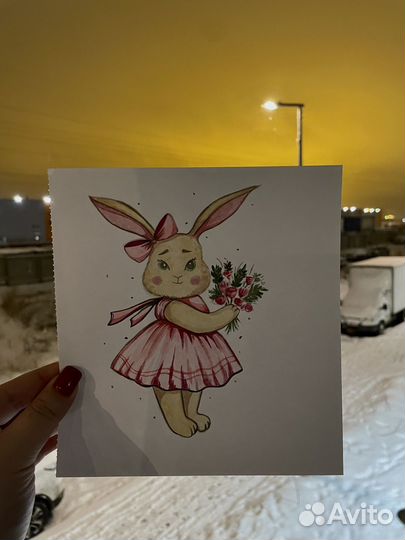 Иллюстрация акварелью