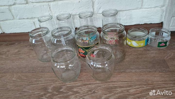 Банки стеклянные 0,5л, 0,75л