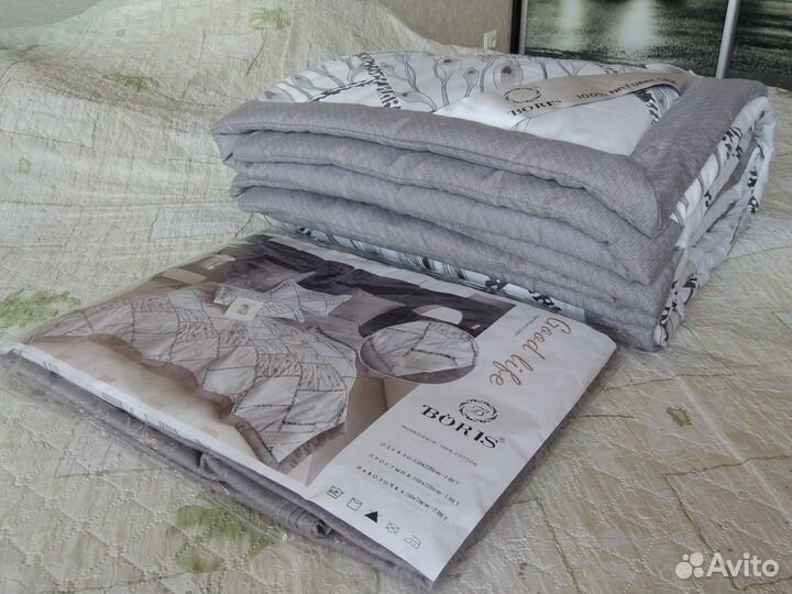 Постельное бельё Boris 1,5 спальный с одеялом