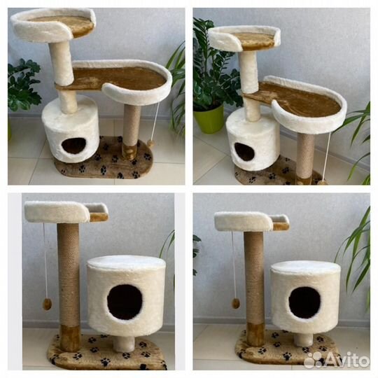 Когтеточки и домики для кошек