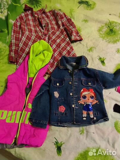 Одежда для девочки пакетом 110 116