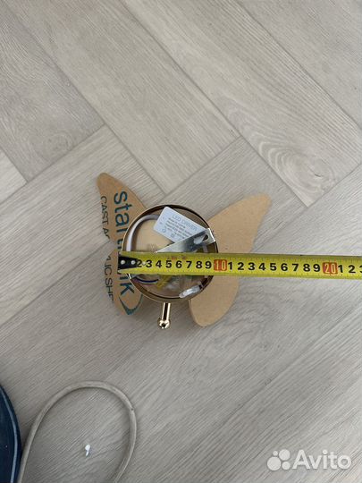 Светильник, бра, настенный бабочка золото