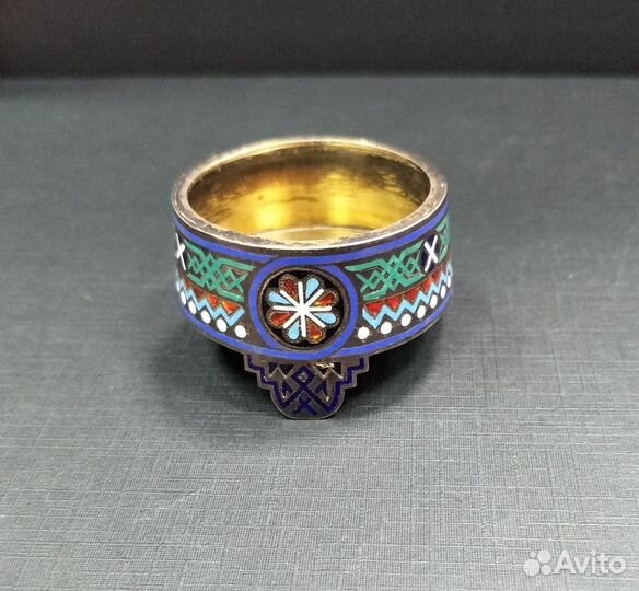 Солонка серебро 84 пробы, Россия