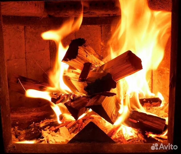 Дрова сухие в сетках