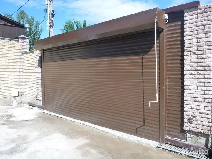 Ворота гаражные рулонные установка до 48 час
