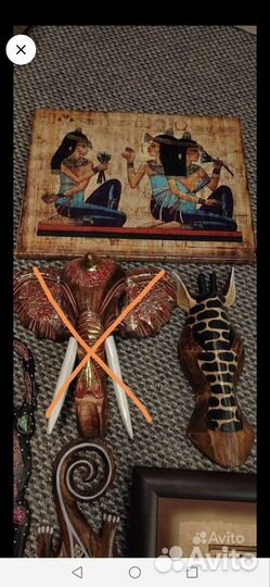 Маски Египет, Индия