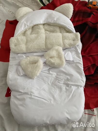 Конверт на выписку зимний на овчине