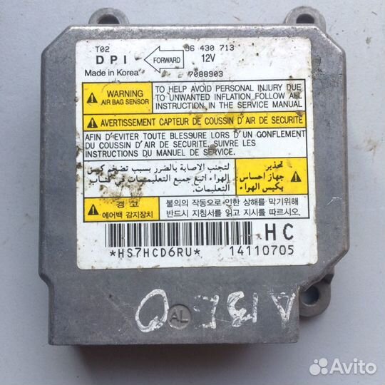 Блок Air Bag Chevrolet Aveo t200