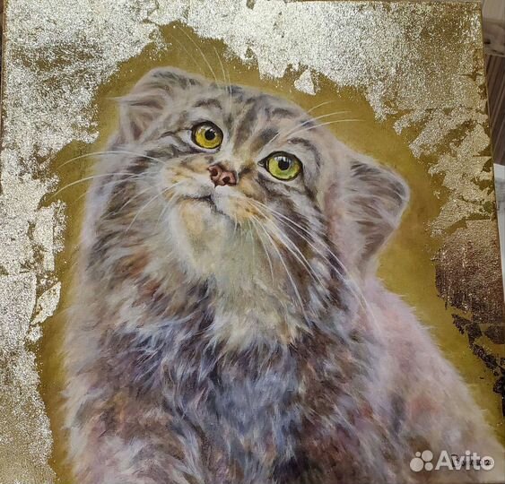 Картина маслом на холсте 40 х 40