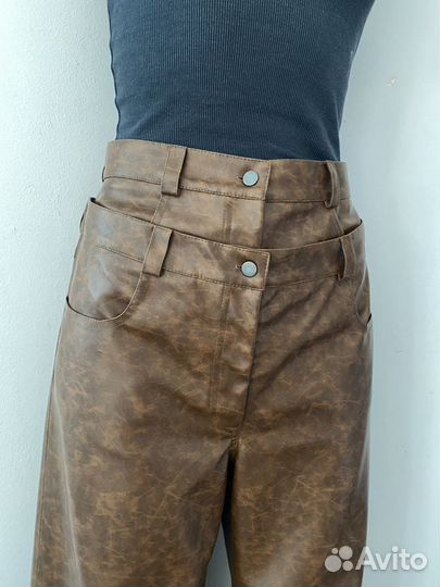 Кожаные брюки