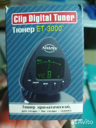 Тюнер для настройки гитары/скрипки