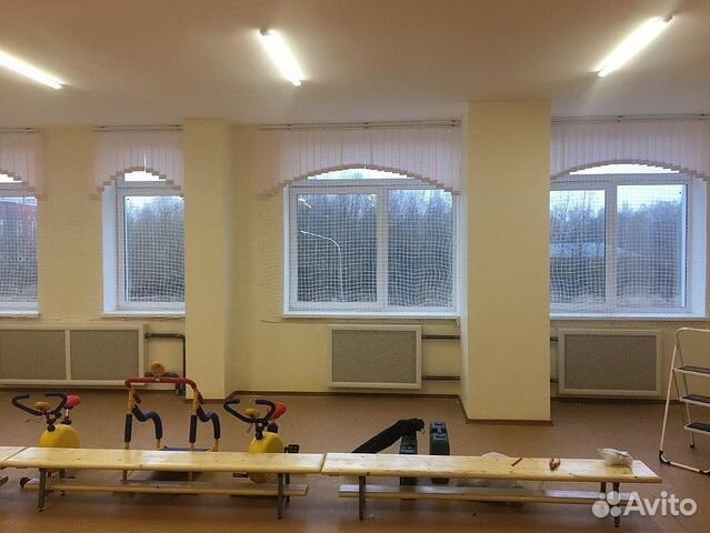 Сетка для окон в спорт зал