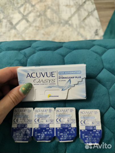 Линзы acuvue oasys astigmatism -4. 5
