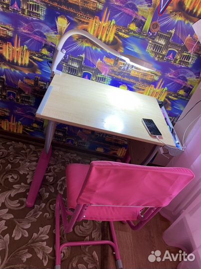 Растущая парта и стул