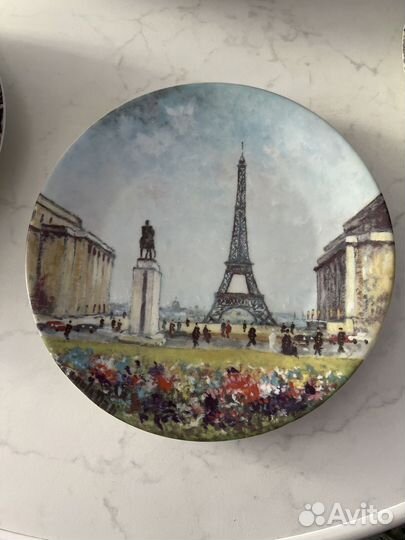 Тарелка настенная фарфор Limoges, France