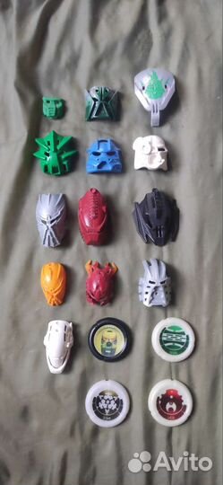 Lego bionicle маски
