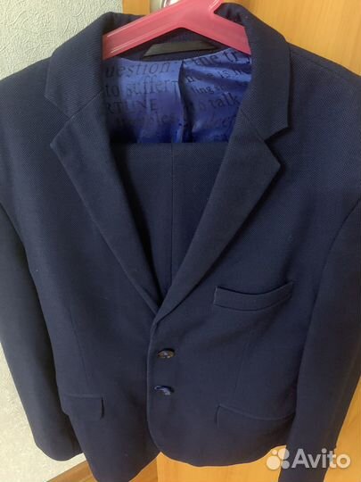 Школьный костюм для мальчика 146/38 синий