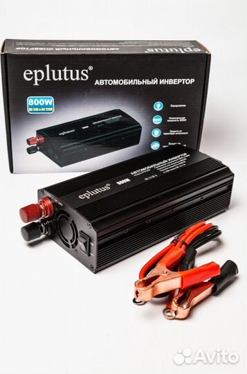 Автомобильный Инвертор PW-800W +2USB 
