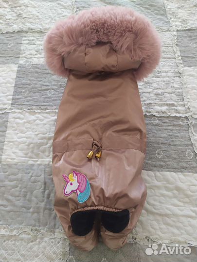 Зимний комбинезон для собаки (девочка)