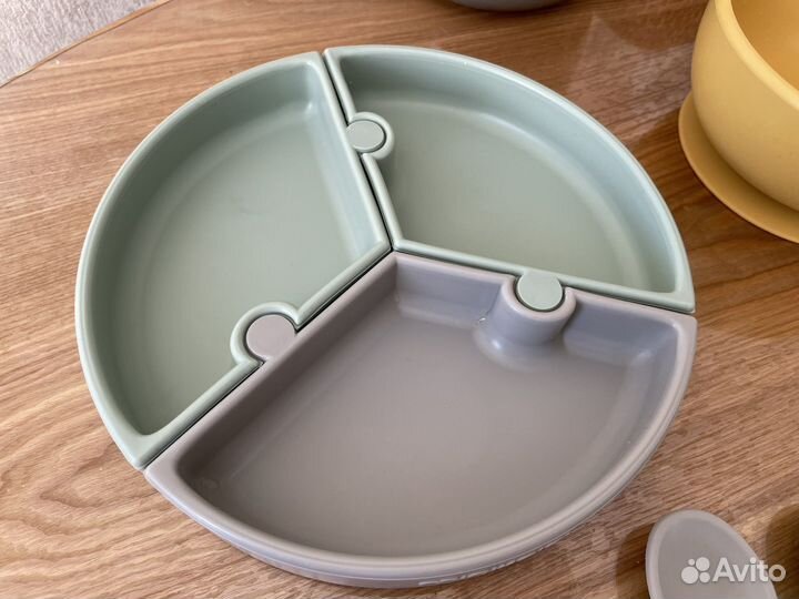 Тарелка на присоске minikoioi