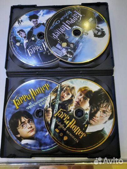 DVD 4диска Гарри Поттер