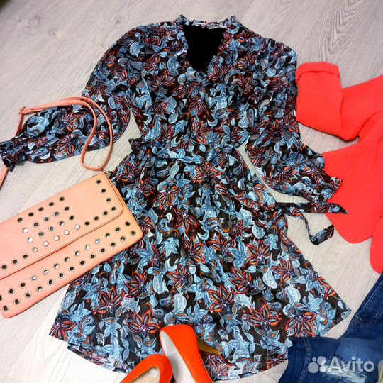 Lux канада новое платье Шифон m esGualo