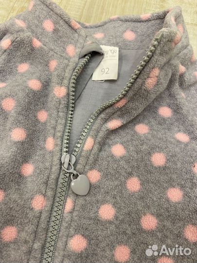 Комбинезон флисовый поддева 86 92 baby go